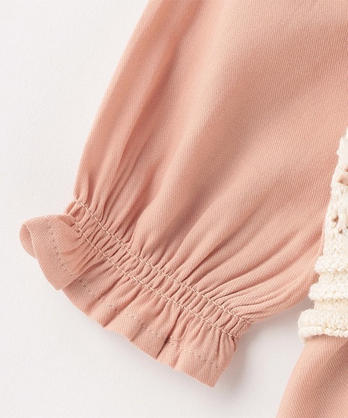 petit main（プティマイン）の「【リンク】ニットベストブラウスset（ニット/セーター・キッズ・キナリ/ブラック・80ｃｍ/130cm/90cm/100cm/120cm/110cm）」の11枚目の写真