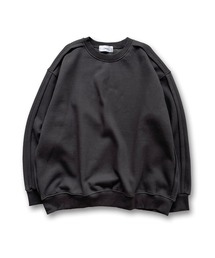【ユニセックスアイテム】crew neck rough sweat / 裏起毛オーバーサイズクルーネックラフスウェット