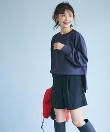 \新色登場/カバー力120%!ハリ感ダンボールプルオーバー