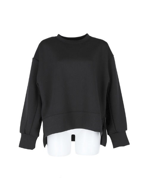 coca（coca）（コカ）の「＼新色登場／カバー力120％！ハリ感ダンボールプルオーバー（スウェット・レディース・チャコールグレー/アイボリー/グレー系その他/ネイビー/ブラック/グリーン/ベージュ/ブルー/ライトグリーン/パープル/ピンク/ダークベージュ/ホワイト/ライトベージュ/チャコール・M/L）」の19枚目の写真