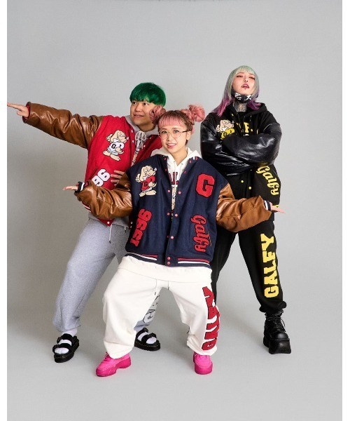 GALFY（ガルフィー）の「【GALFY】わんわん大学JKT（スタジャン・レディース・ブラック/レッド/ネイビー・FREE）」の17枚目の写真