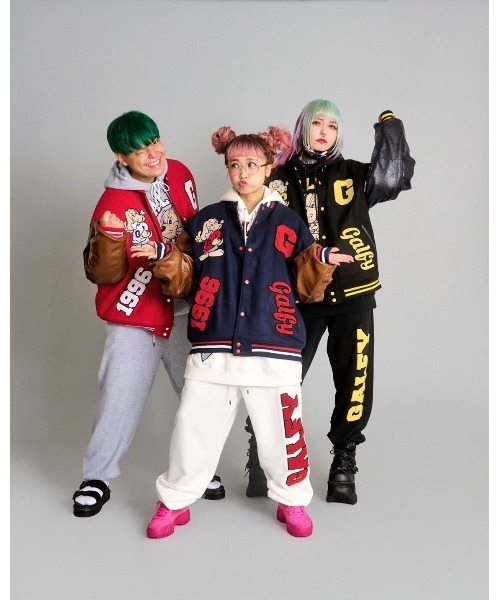 GALFY（ガルフィー）の「【GALFY】わんわん大学JKT（スタジャン・レディース・ブラック/レッド/ネイビー・FREE）」の6枚目の写真