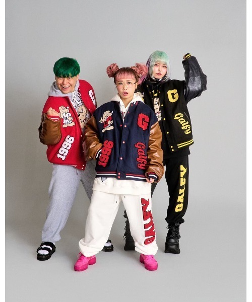 GALFY（ガルフィー）の「【GALFY】わんわん大学JKT（スタジャン・レディース・ブラック/レッド/ネイビー・FREE）」の9枚目の写真