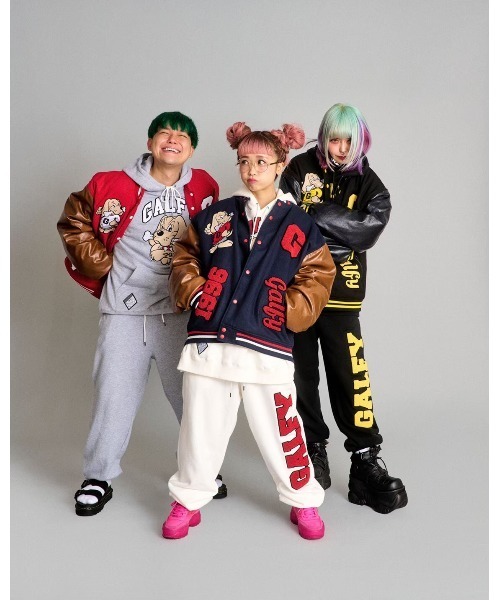 GALFY（ガルフィー）の「【GALFY】わんわん大学JKT（スタジャン・レディース・ブラック/レッド/ネイビー・FREE）」の15枚目の写真