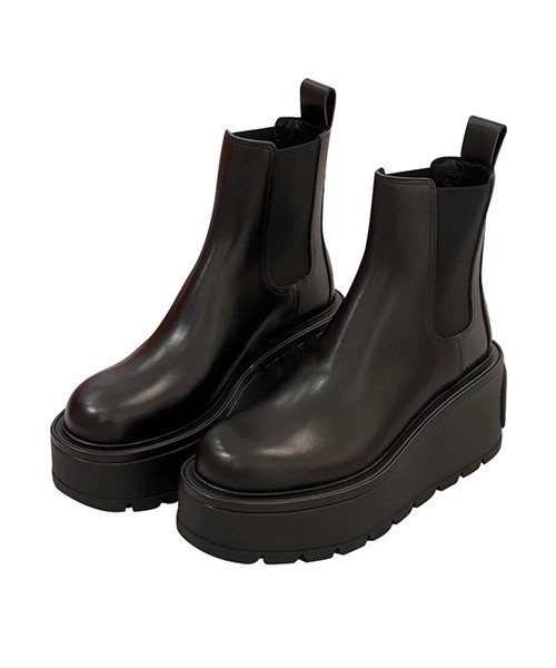 chuclla（チュクラ）の「【chuclla】【2021/AW】Chelsea short boots chs21a028（ブーツ・レディース・ブラック・39/36/40/38/37）」の5枚目の写真