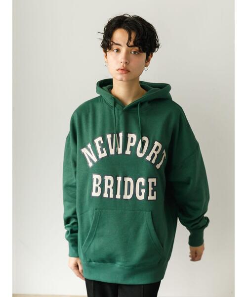 koe（コエ）の「アンチピリング加工TC裏起毛カレッジロゴパーカー*（パーカー・レディース・グリーン/ライトグレー/その他7・L/XL/M）」の10枚目の写真