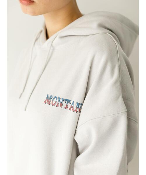 koe（コエ）の「アンチピリング加工TC裏起毛カレッジロゴパーカー*（パーカー・レディース・グリーン/ライトグレー/その他7・L/XL/M）」の15枚目の写真