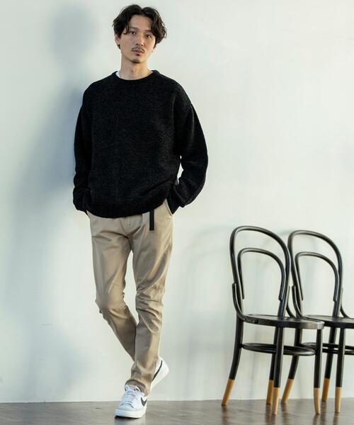 coen（コーエン）の「モールガータークルーネックニット（ニット/セーター・メンズ・ライトブルー/ブラック/オレンジ/ケリー・SMALL/MEDIUM/LARGE/X-LARGE）」の6枚目の写真