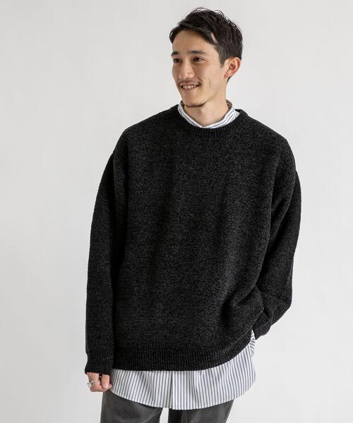 coen（コーエン）の「モールガータークルーネックニット（ニット/セーター・メンズ・ライトブルー/ブラック/オレンジ/ケリー・SMALL/MEDIUM/LARGE/X-LARGE）」の7枚目の写真