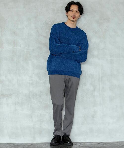 coen（コーエン）の「モールガータークルーネックニット（ニット/セーター・メンズ・ライトブルー/ブラック/オレンジ/ケリー・SMALL/MEDIUM/LARGE/X-LARGE）」の14枚目の写真