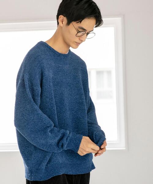 coen（コーエン）の「モールガータークルーネックニット（ニット/セーター・メンズ・ライトブルー/ブラック/オレンジ/ケリー・SMALL/MEDIUM/LARGE/X-LARGE）」の15枚目の写真