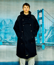 And A | AlexanderLeeChang アレキサンダーリーチャン / SAKASAMA LONG P COAT オーバーサイズ サカサマロングピーコート / AC032106(ピーコート)
