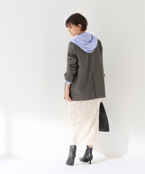 Spick & Span（スピックアンドスパン）の「#梳毛ウールノーカラー