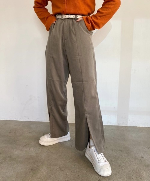 nemne store（ネンネストア）の「ゆるっと生きるセンターシームアソートスラックス（スラックス・レディース・ブラウン/グリーン/グレー系/ベージュ系・SMALL/MEDIUM）」の22枚目の写真