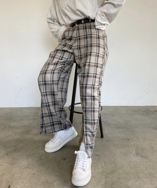 nemne store（ネンネストア）の「ゆるっと生きるセンターシームアソートスラックス（スラックス・レディース・ブラウン/グリーン/グレー系/ベージュ系・SMALL/MEDIUM）」の17枚目の写真