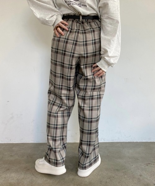 nemne store（ネンネストア）の「ゆるっと生きるセンターシームアソートスラックス（スラックス・レディース・ブラウン/グリーン/グレー系/ベージュ系・SMALL/MEDIUM）」の19枚目の写真