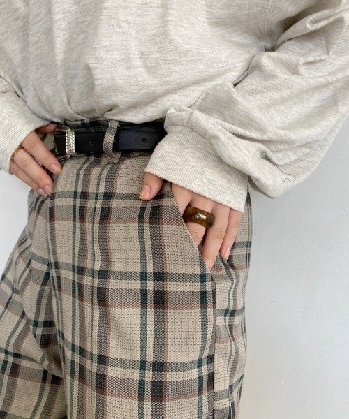 nemne store（ネンネストア）の「ゆるっと生きるセンターシームアソートスラックス（スラックス・レディース・ブラウン/グリーン/グレー系/ベージュ系・SMALL/MEDIUM）」の20枚目の写真