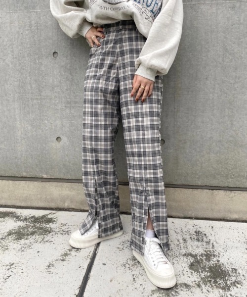 nemne store（ネンネストア）の「ゆるっと生きるセンターシームアソートスラックス（スラックス・レディース・ブラウン/グリーン/グレー系/ベージュ系・SMALL/MEDIUM）」の7枚目の写真