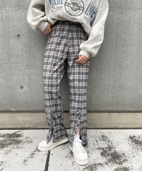 nemne store（ネンネストア）の「ゆるっと生きるセンターシームアソートスラックス（スラックス・レディース・ブラウン/グリーン/グレー系/ベージュ系・SMALL/MEDIUM）」の8枚目の写真