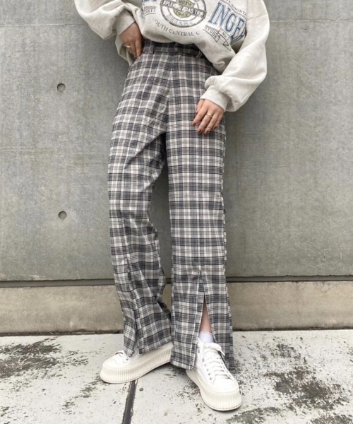 nemne store（ネンネストア）の「ゆるっと生きるセンターシームアソートスラックス（スラックス・レディース・ブラウン/グリーン/グレー系/ベージュ系・SMALL/MEDIUM）」の10枚目の写真