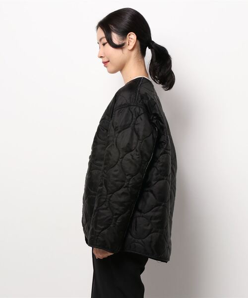 collex(コレックス)の「【ROTHCO/ロスコ】キルティングジャケット(ノーカラージャケット・レディース・ブラック/カーキ・フリー)」の5枚目の写真