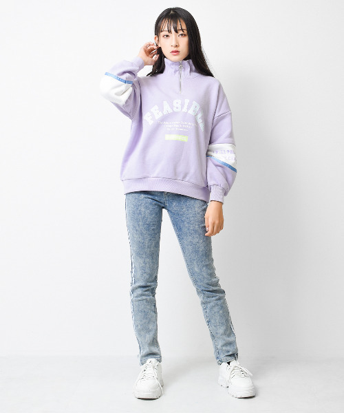RiCO SUCRE(リコシュクレ)の「裏起毛デニムスキニーパンツ(デニムパンツ・キッズ・ネイビー/ブルー/サックスブルー・130/165/140/150/160)」の12枚目の写真