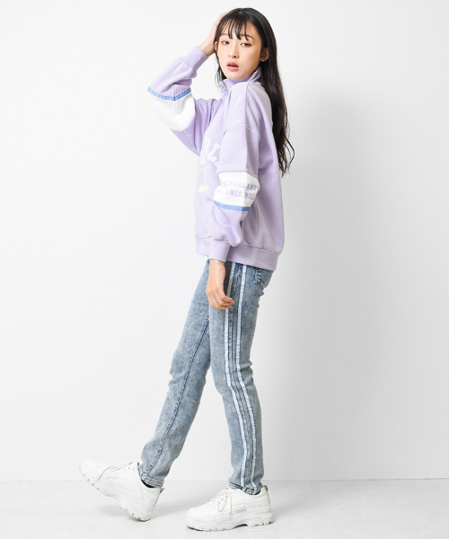 RiCO SUCRE(リコシュクレ)の「裏起毛デニムスキニーパンツ(デニムパンツ・キッズ・ネイビー/ブルー/サックスブルー・130/165/140/150/160)」の13枚目の写真