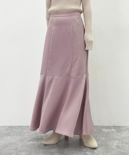 Andemiu（アンデミュウ）の「キリカエマーメイドスカート255204（スカート・レディース・ブラウン/ブルー/ピンク・SMALL/MEDIUM）」の3枚目の写真