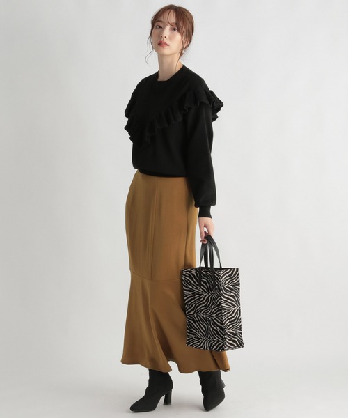 Andemiu（アンデミュウ）の「キリカエマーメイドスカート255204（スカート・レディース・ブラウン/ブルー/ピンク・SMALL/MEDIUM）」の11枚目の写真