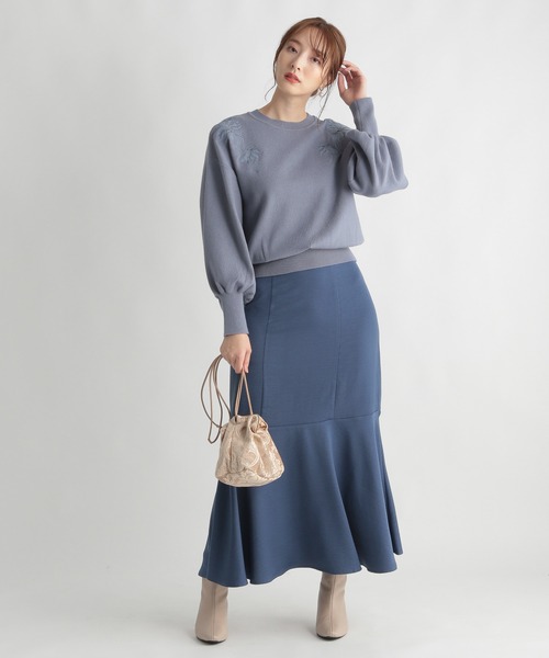 Andemiu（アンデミュウ）の「キリカエマーメイドスカート255204（スカート・レディース・ブラウン/ブルー/ピンク・SMALL/MEDIUM）」の8枚目の写真