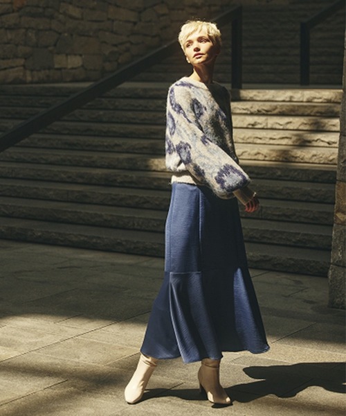 Andemiu（アンデミュウ）の「キリカエマーメイドスカート255204（スカート・レディース・ブラウン/ブルー/ピンク・SMALL/MEDIUM）」の18枚目の写真