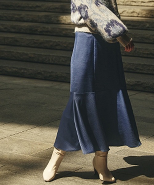 Andemiu（アンデミュウ）の「キリカエマーメイドスカート255204（スカート・レディース・ブラウン/ブルー/ピンク・SMALL/MEDIUM）」の19枚目の写真