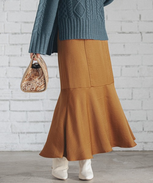 Andemiu（アンデミュウ）の「キリカエマーメイドスカート255204（スカート・レディース・ブラウン/ブルー/ピンク・SMALL/MEDIUM）」の22枚目の写真