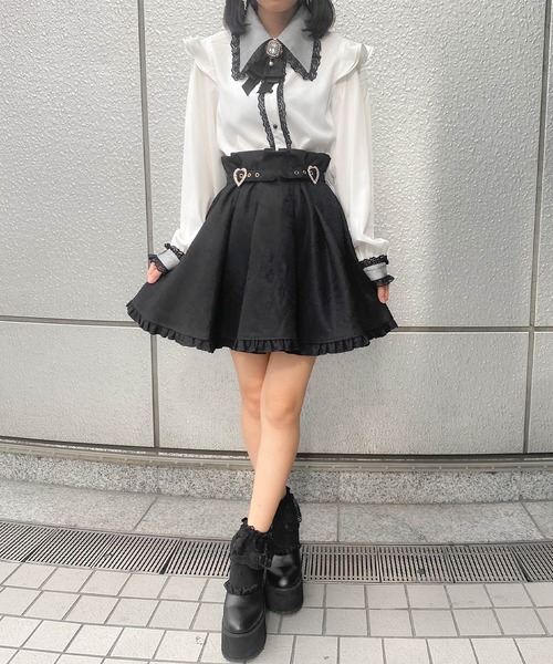 ROJITA（ロジータ）の「ハートバックルスカート（スカート・レディース・ブラック/パープル/ブラウン系その他・FREE）」の11枚目の写真