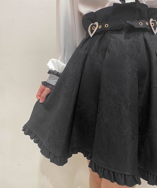 ROJITA（ロジータ）の「ハートバックルスカート（スカート・レディース・ブラック/パープル/ブラウン系その他・FREE）」の10枚目の写真