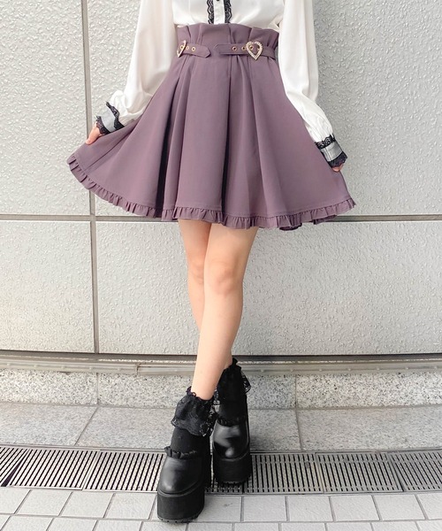 ROJITA（ロジータ）の「ハートバックルスカート（スカート・レディース・ブラック/パープル/ブラウン系その他・FREE）」の12枚目の写真