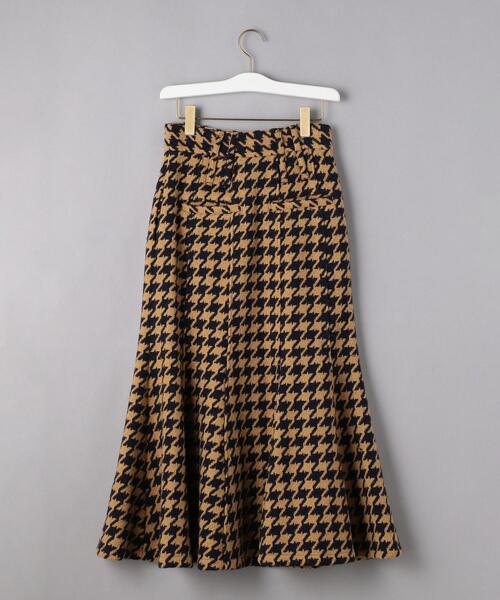 MIOSMOKEY（ミオズモーキー）＞ハウンドトゥース パネル スカート
