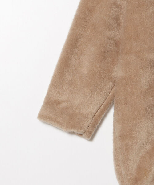 BEAMS HEART（ビームスハート）の「BEAMS HEART / シャギー コクーンコート（その他アウター・レディース・ベージュ/ブラウン・SMALL/MEDIUM）」の14枚目の写真