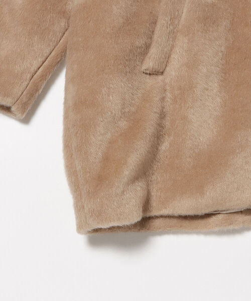 BEAMS HEART（ビームスハート）の「BEAMS HEART / シャギー コクーンコート（その他アウター・レディース・ベージュ/ブラウン・SMALL/MEDIUM）」の15枚目の写真