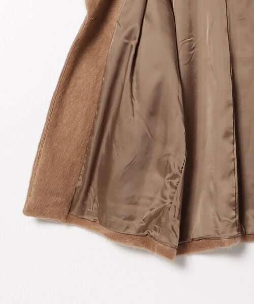 BEAMS HEART（ビームスハート）の「BEAMS HEART / シャギー コクーンコート（その他アウター・レディース・ベージュ/ブラウン・SMALL/MEDIUM）」の18枚目の写真