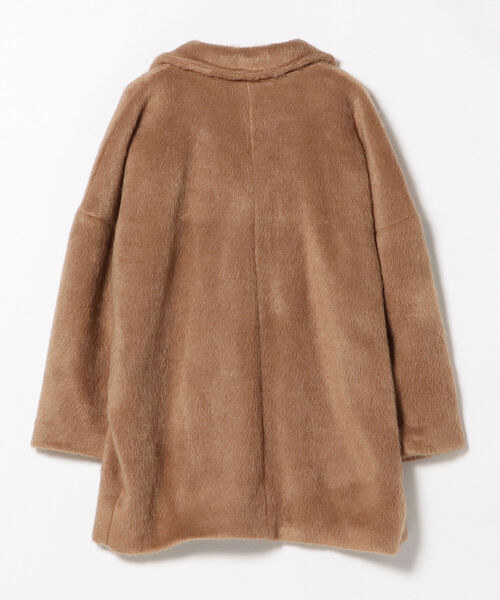 BEAMS HEART（ビームスハート）の「BEAMS HEART / シャギー コクーンコート（その他アウター・レディース・ベージュ/ブラウン・SMALL/MEDIUM）」の20枚目の写真