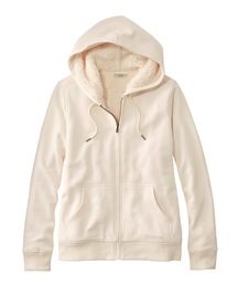 L.L.Bean | ウィメンズ エル・エル・ビーン 1912 スウェットシャツ、シェルパラインド・フーディ 米国フィット・プチ(パーカー)