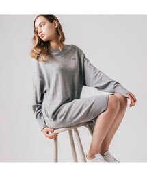 ウォッシャブルVネックニットドレス