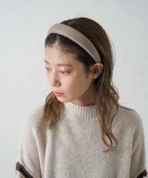 Kastane | レザーボリューム太カチューシャ(ヘアゴム)