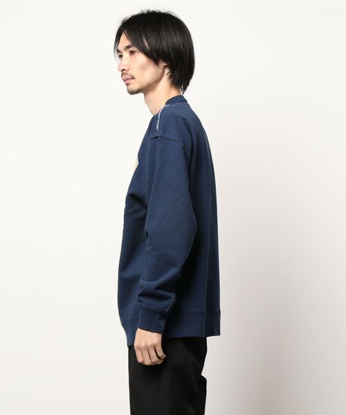 AOZORA(アオゾラ)の「AOZORA/アオゾラ C/T裏起毛 PT.SWEAT(スウェット・メンズ・ネイビー/アイボリー・X-LARGE/MEDIUM/LARGE)」の12枚目の写真