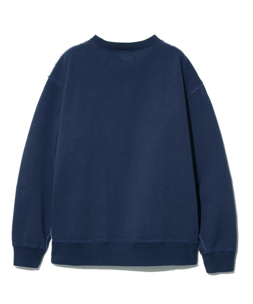 AOZORA(アオゾラ)の「AOZORA/アオゾラ C/T裏起毛 PT.SWEAT(スウェット・メンズ・ネイビー/アイボリー・X-LARGE/MEDIUM/LARGE)」の5枚目の写真