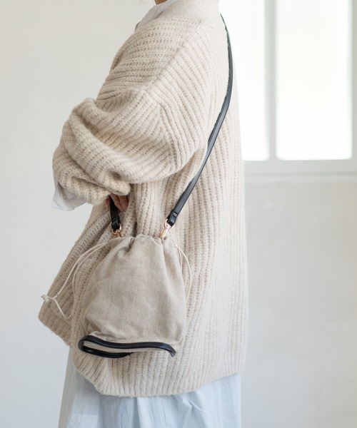 HAYNI（ヘイニ）の「【HAYNI / ヘイニ】4way メッシュトートショルダーバッグ(ポーチ付き)（ショルダーバッグ・レディース・ブラック/モカ・ONE SIZE）」の5枚目の写真