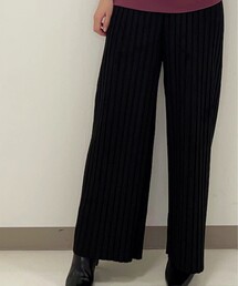 Cutie Blonde | 【S-L】ポンチスエード調プリーツワイドパンツ(その他パンツ)