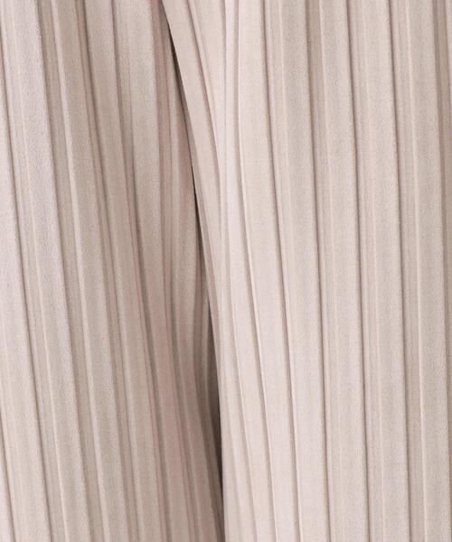 Cutie Blonde（キューティーブロンド）の「◆【S-L】ポンチスエード調プリーツワイドパンツ（その他パンツ・レディース・ライトグレー/ブラック/ダークブラウン・01/02/03）」の13枚目の写真