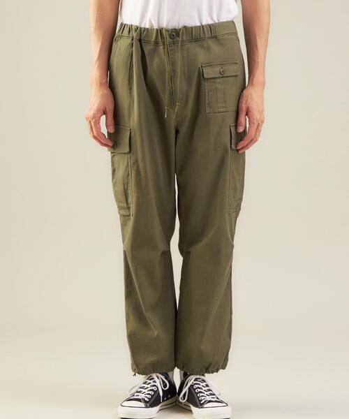 green label relaxing（グリーンレーベルリラクシング）の「＜GLR/ lab＞ジャングルファティーグ カーゴパンツ（カーゴパンツ・メンズ・ブラック/オリーブ・S/M/L/XL）」の11枚目の写真